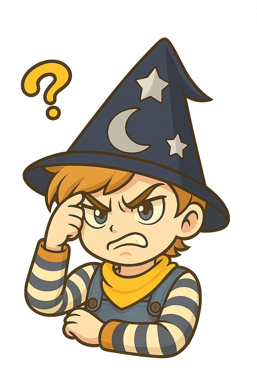 Illustrated wizard avatar